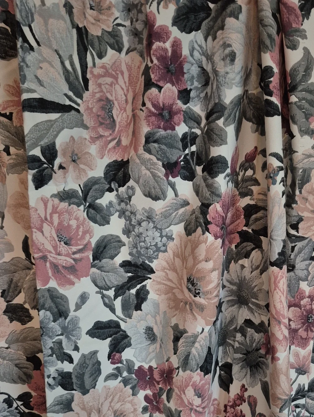 Burlington Pinch Pleated Floral Curtain Panels (2)